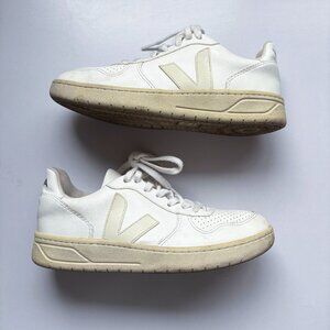 Veja V-10 Women's Sneakers Full White Size 6